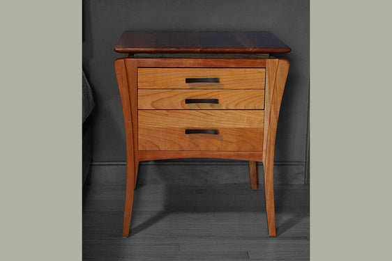 Heirloom quality, solid wood, Cherry nightstand.