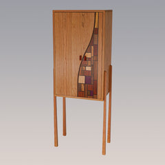Custom Wine cabinet - Cherry or Maple Wood
