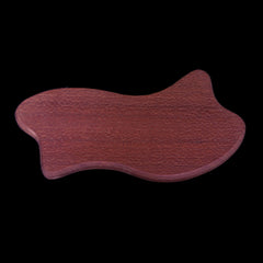Charcuterie board with delightful curves of Leopardwood